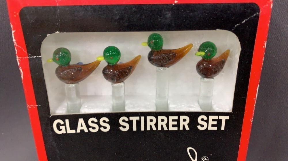 George Briard Glass Stirrer Set