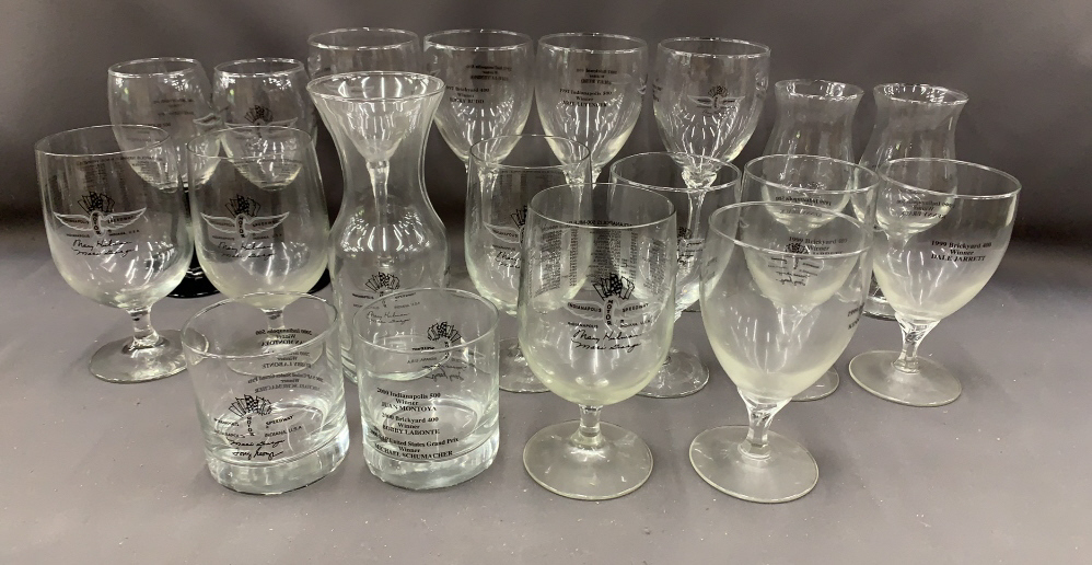Indy 500 Glasses 8" Of Tallest