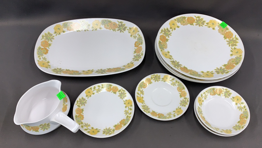 11 Pcs Of Noritake Progression " Sunny Side "
