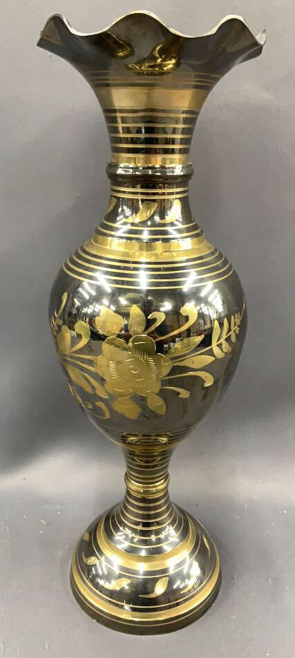 Metal Vase 14"
