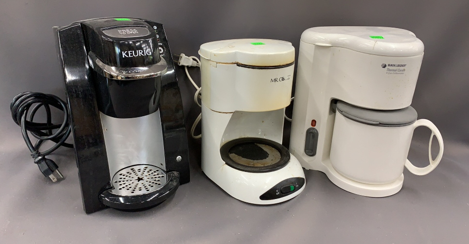 Keurig, Mr Coffee And Black And Decker Coffee