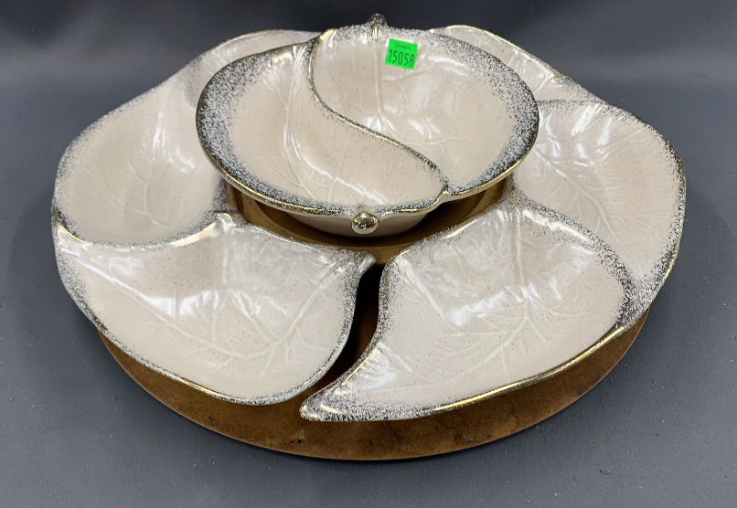 California Pottery Lazy Susan 15"