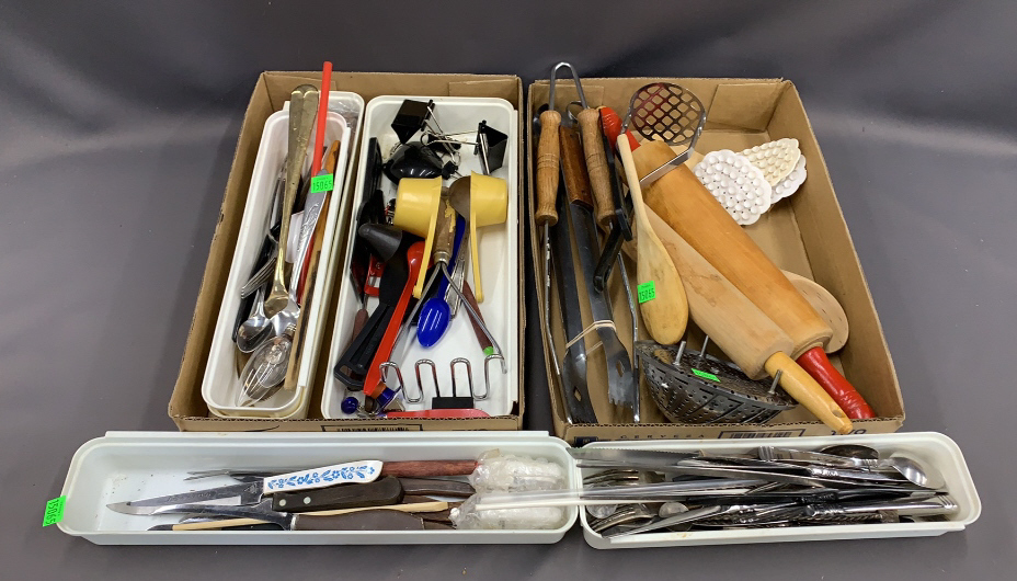 Kitchen Utensils, Flatware, Rolling Pins