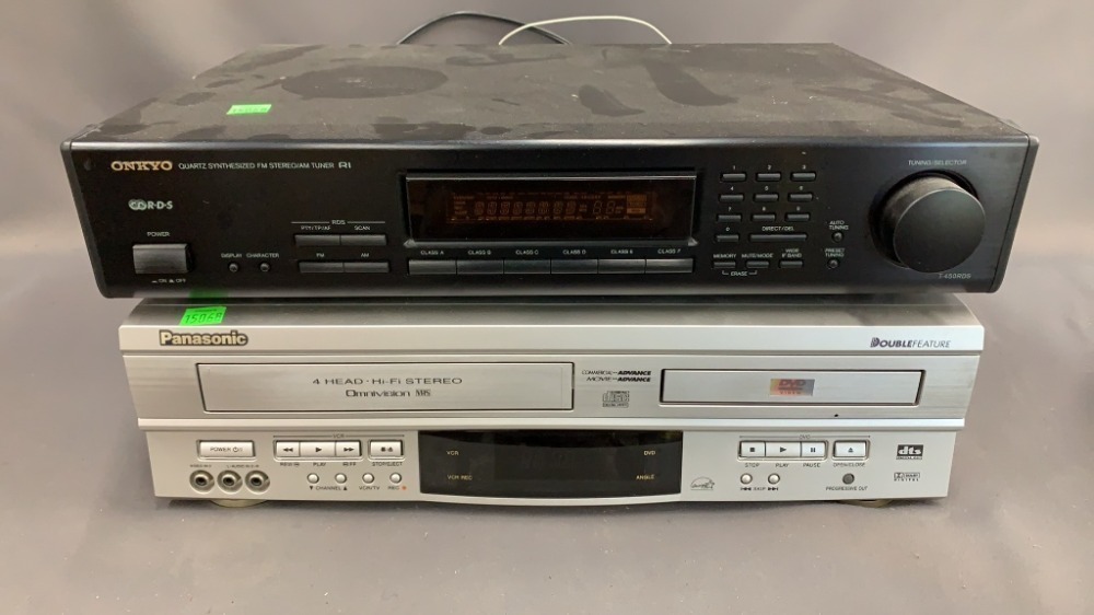 Onkyo Tuner, Panasonic Vhs Dvd Combo Player