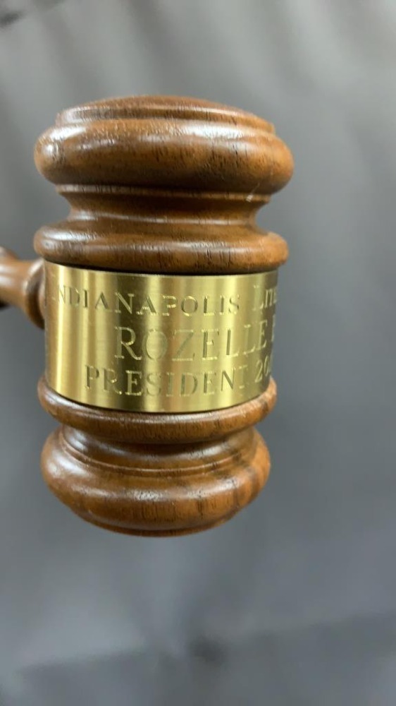 2 Personalized Gavels
