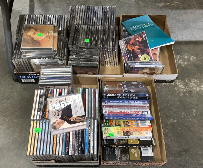 Assorted Cds And Dvds