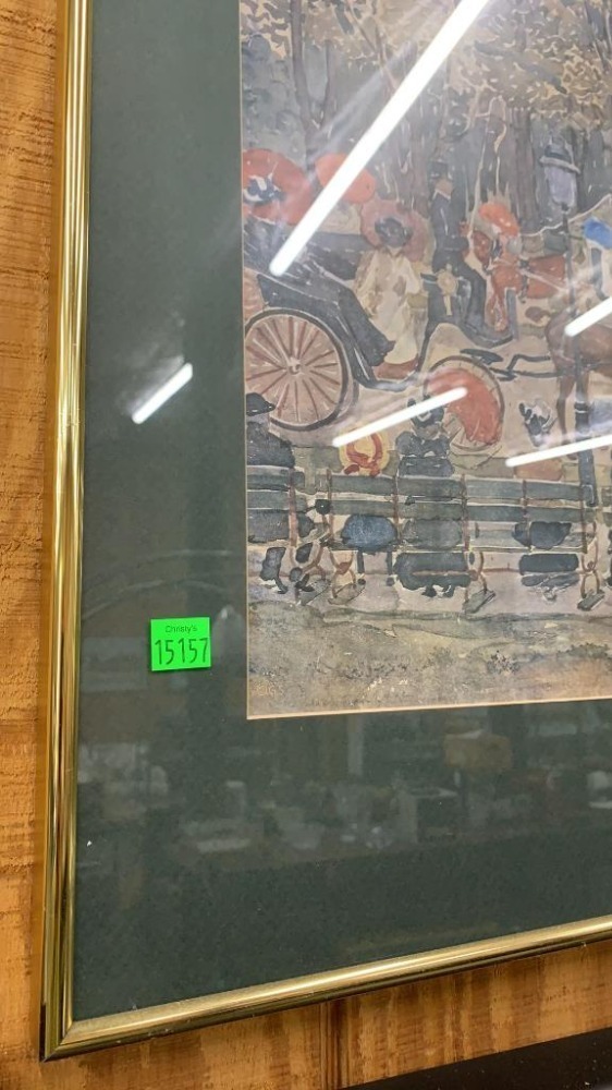 Print After Maurice Prendergast 26 X 21