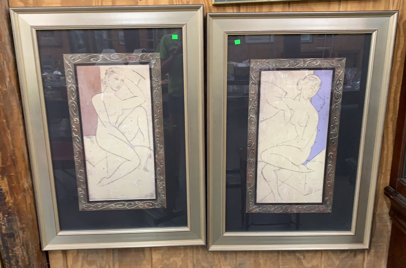 Pair Of Prints 29 X 42