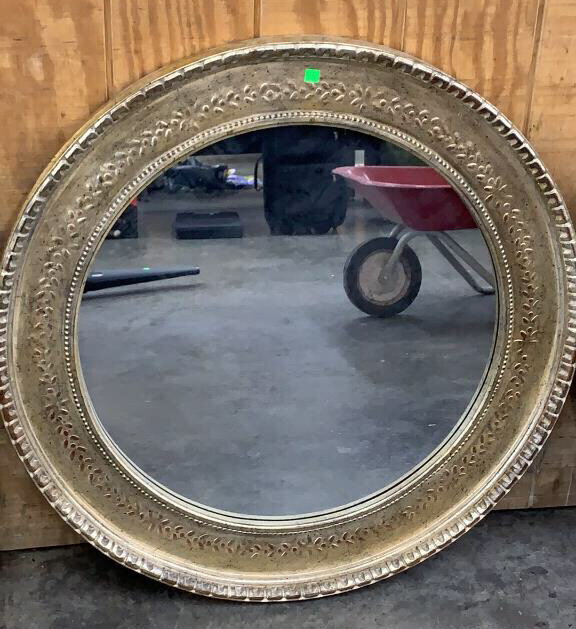 Framed Wall Mirror 35"