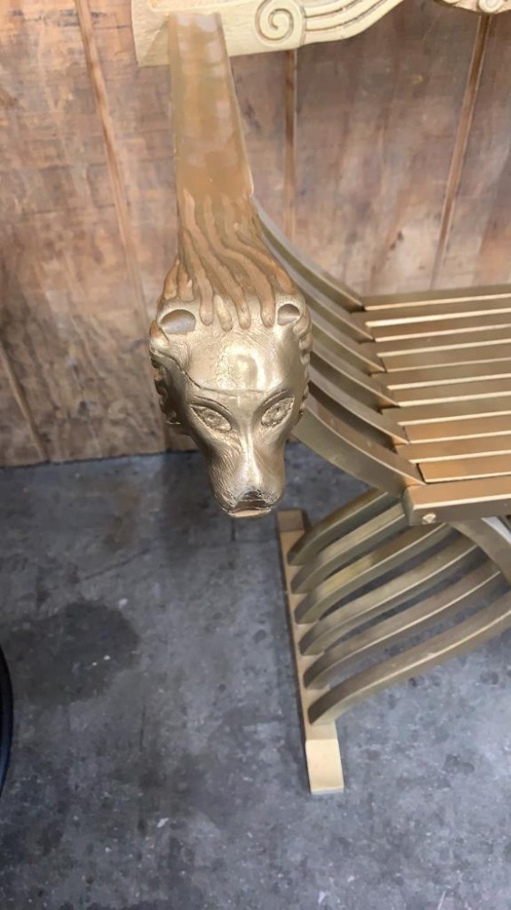 Savonarola Arm Chair 24 X 33 X 19