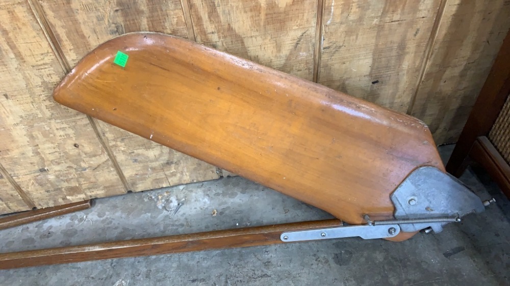 Wooden Boat Rudder