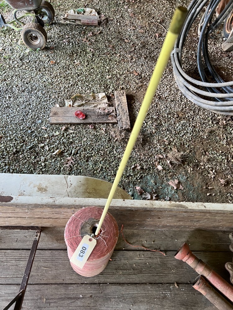 2 Rolls Of Hay Bale Twine & Cattle Prod
