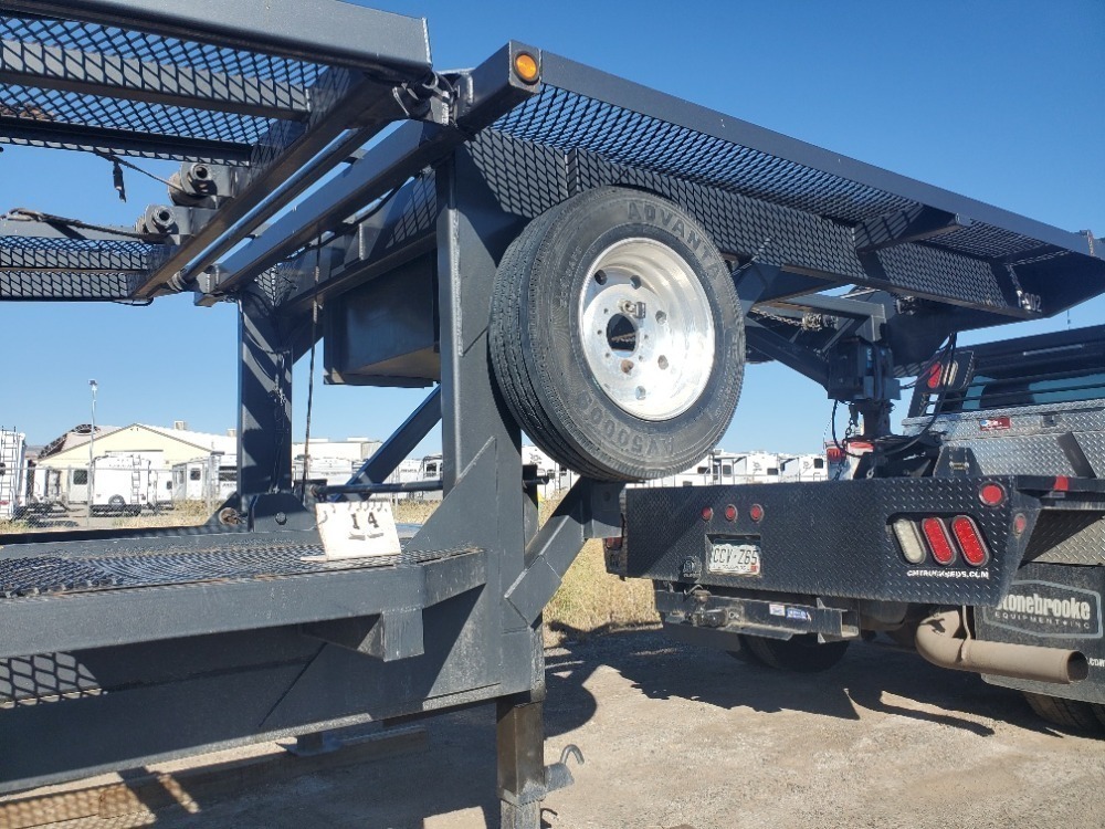 2013, Kauffman, 40', Four Car Hauler, VIN# 5VGFE4730EL000798, New Axels, New Equalizers, New Brakes, New Rams, New Pump, New Ramps