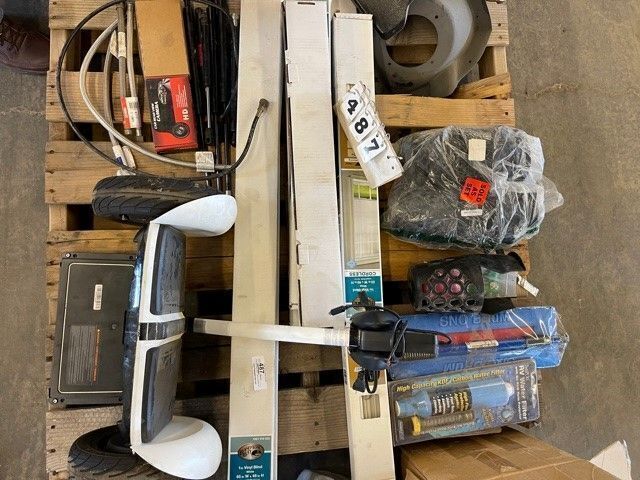 House Hold Lot, All On Pallet, Blinds, Scooter, Etc. image
