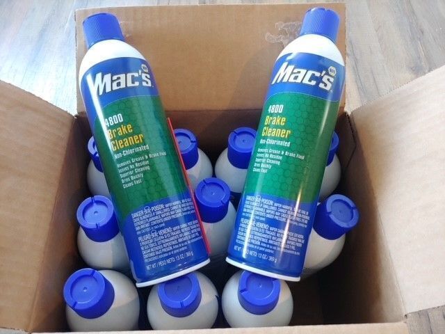 Napa Mac's 4800 Brake Cleaner - 12 cans per case - Unopened image