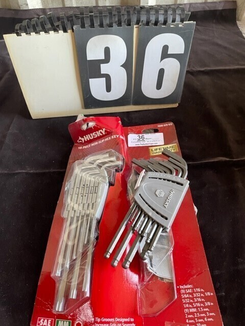 Opened Package Husky 18 Piece Hex Key Set image