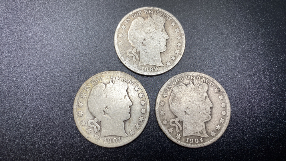 BARBER HALF DOLLARS