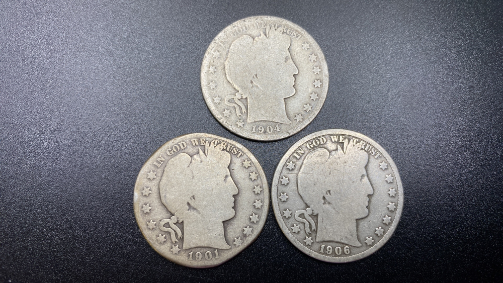 BARBER HALF DOLLARS