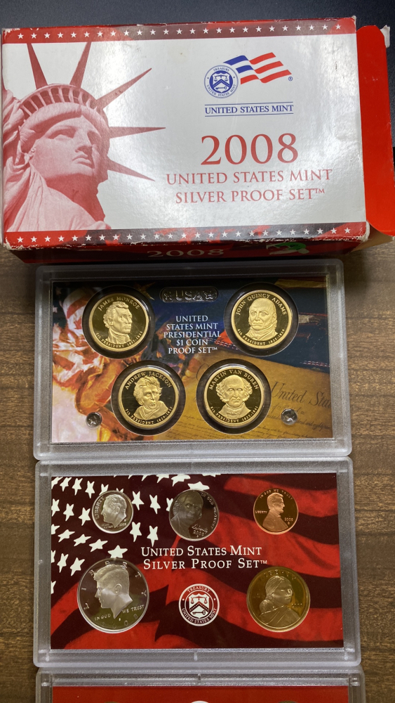 2008 US MINT SILVER PROOF SET