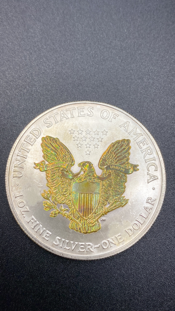 2005 HOLOGRAM SILVER AMERICAN EAGLE DOLLAR