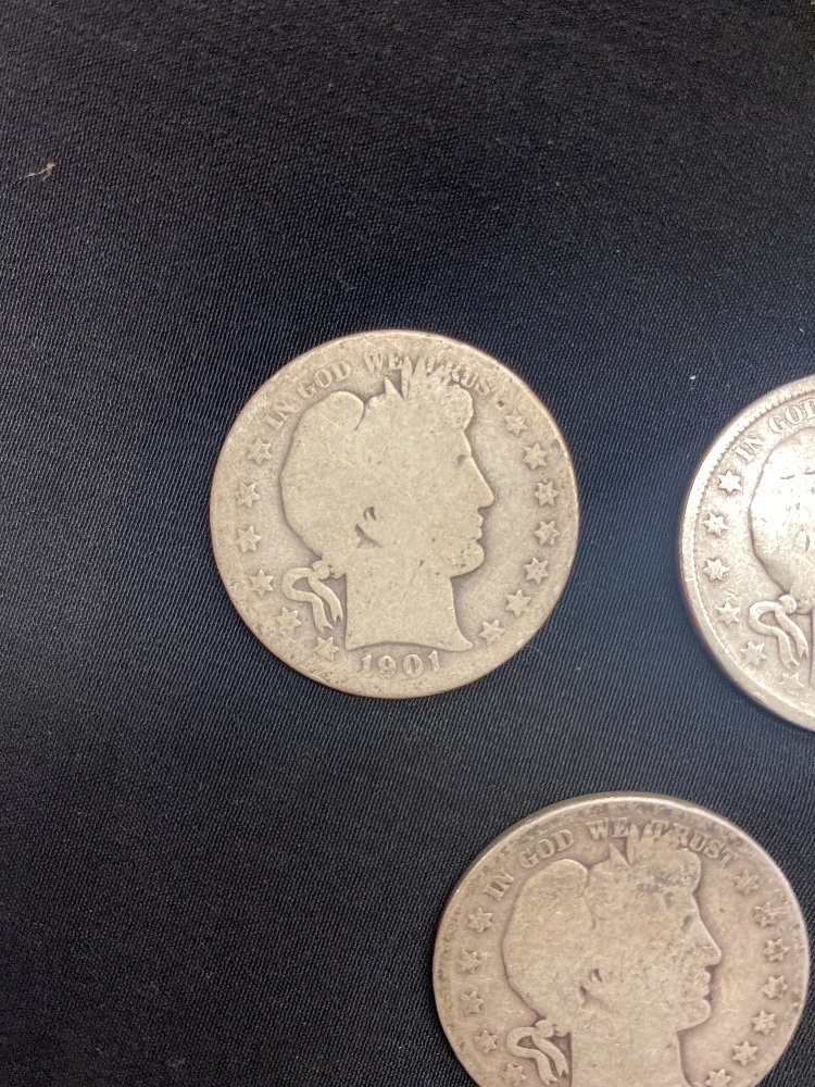 BARBER HALF DOLLARS