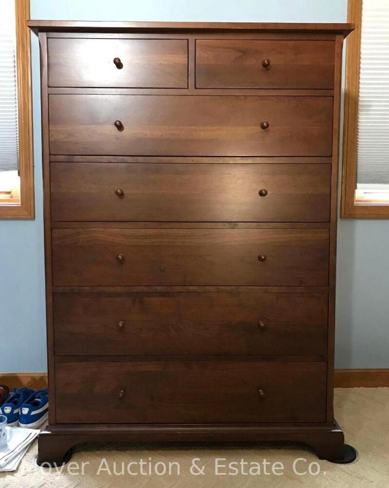 Durham Furniture 7 Drawer Cherry Chest of Drawers, excellent condition, 38"w x 53"h