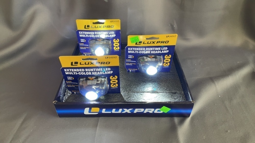 3 Lux Pro Head Lamps