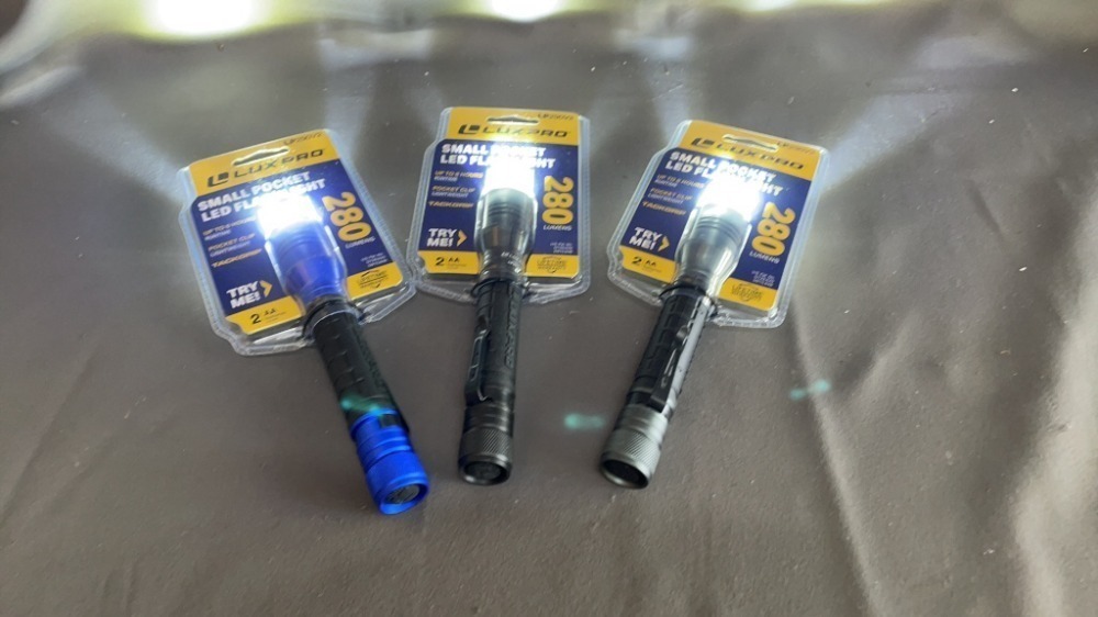 3 Lux Pro Flashlights