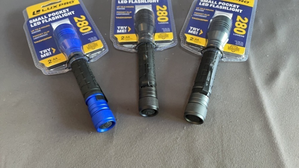 3 Lux Pro Flashlights