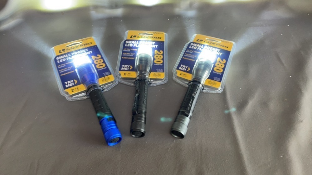 3 Lux Pro Flashlights