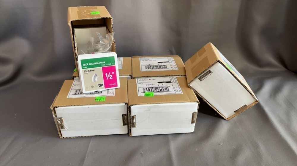 6 Boxes Of 5 Elbow 1/2"