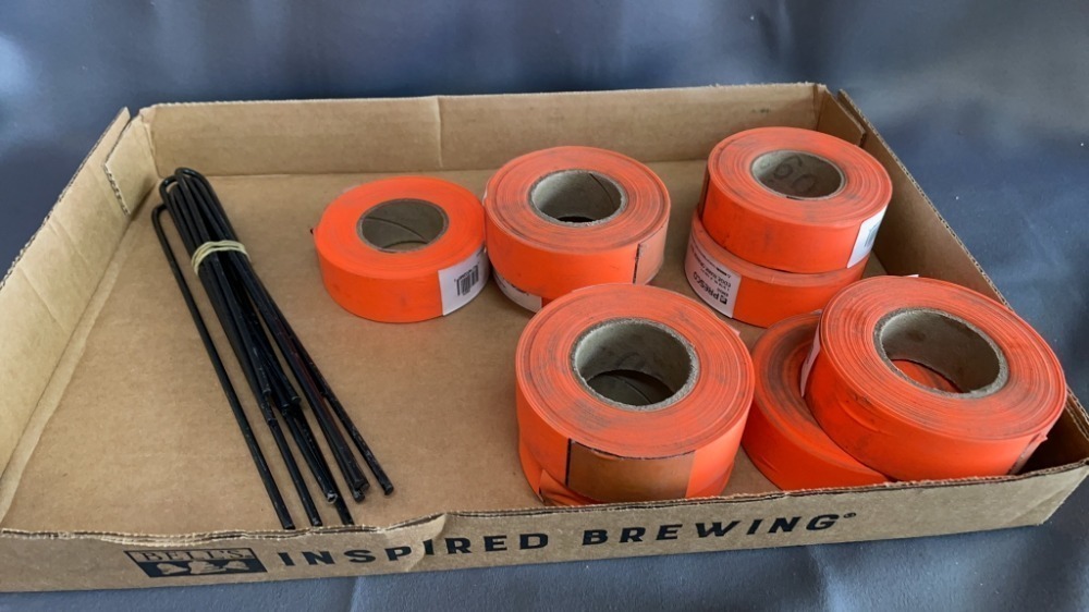 9 Rolls Of Presco Edge Marker Orange Tape
