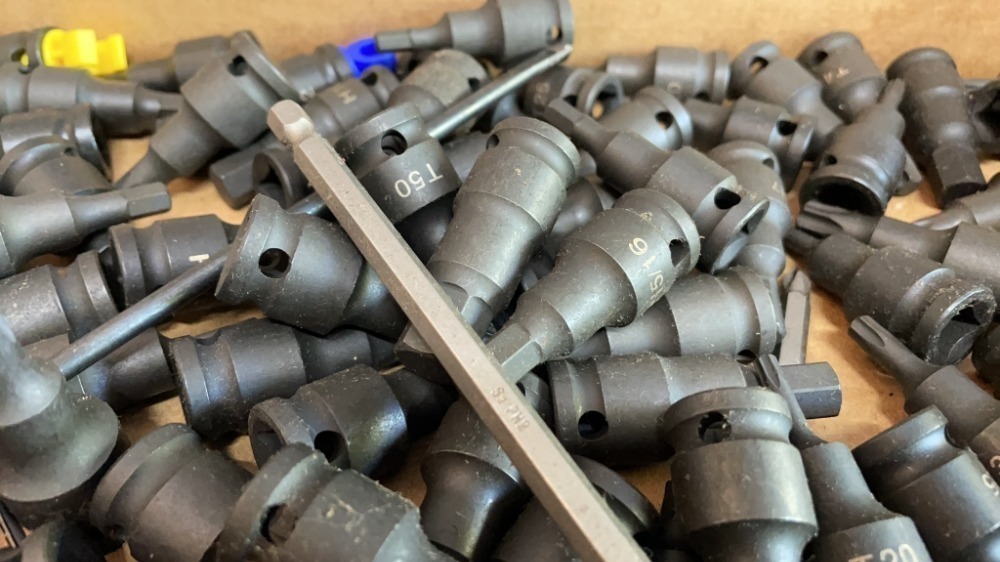 Box Of Hex, And Torx Sockets