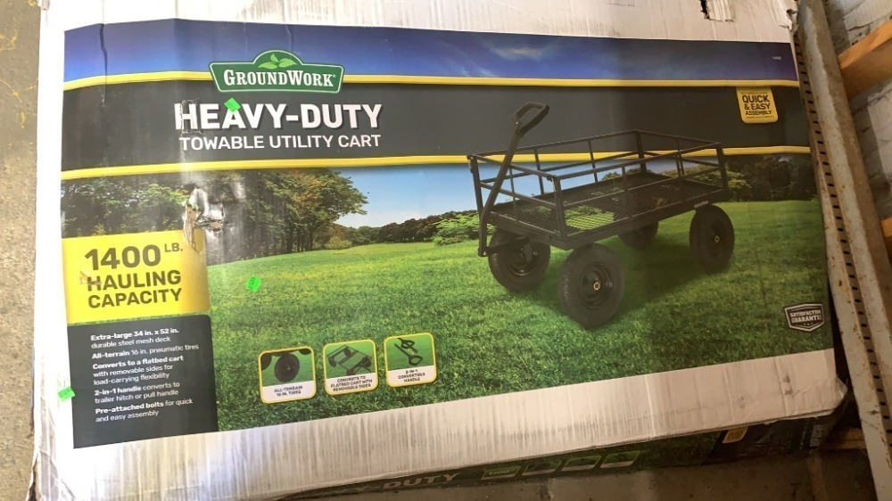 Ground Work Heavy Duty Cart Opened Box Unknown