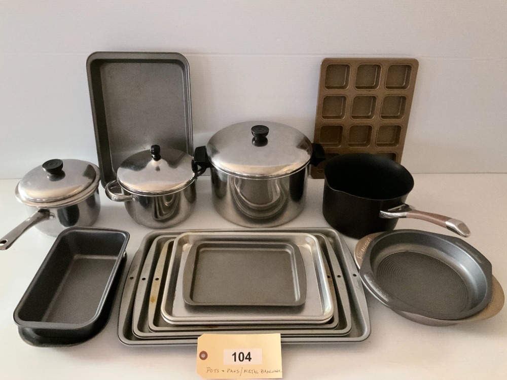 Pots, Pans, & Metal Bakeware