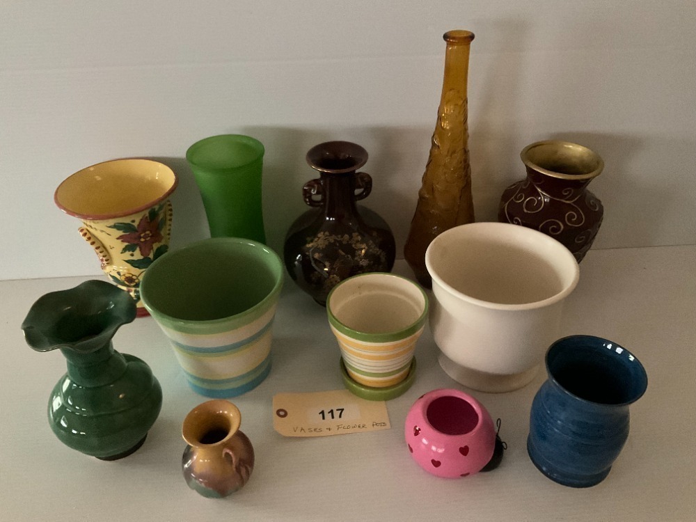Vase And Flower Pots