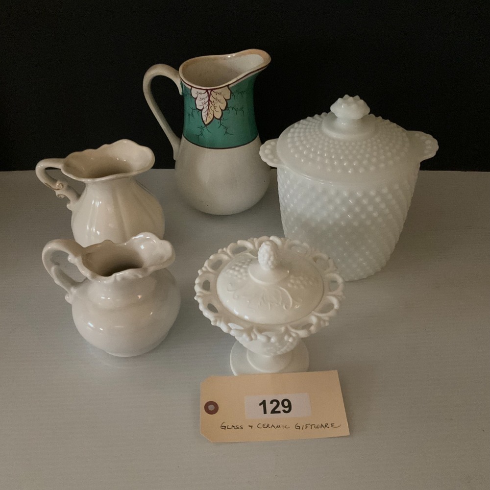Glass & Ceramic Giftware, 5 Pieces