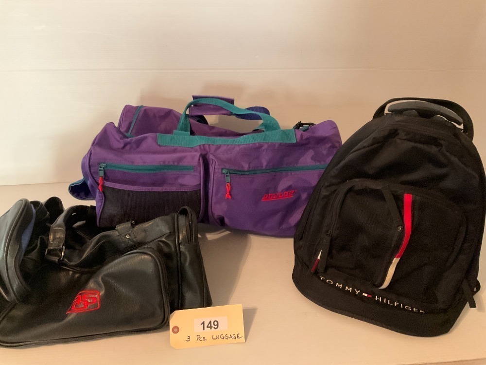 Two Duffel Bags & Tommy Hilfiger Back Pack