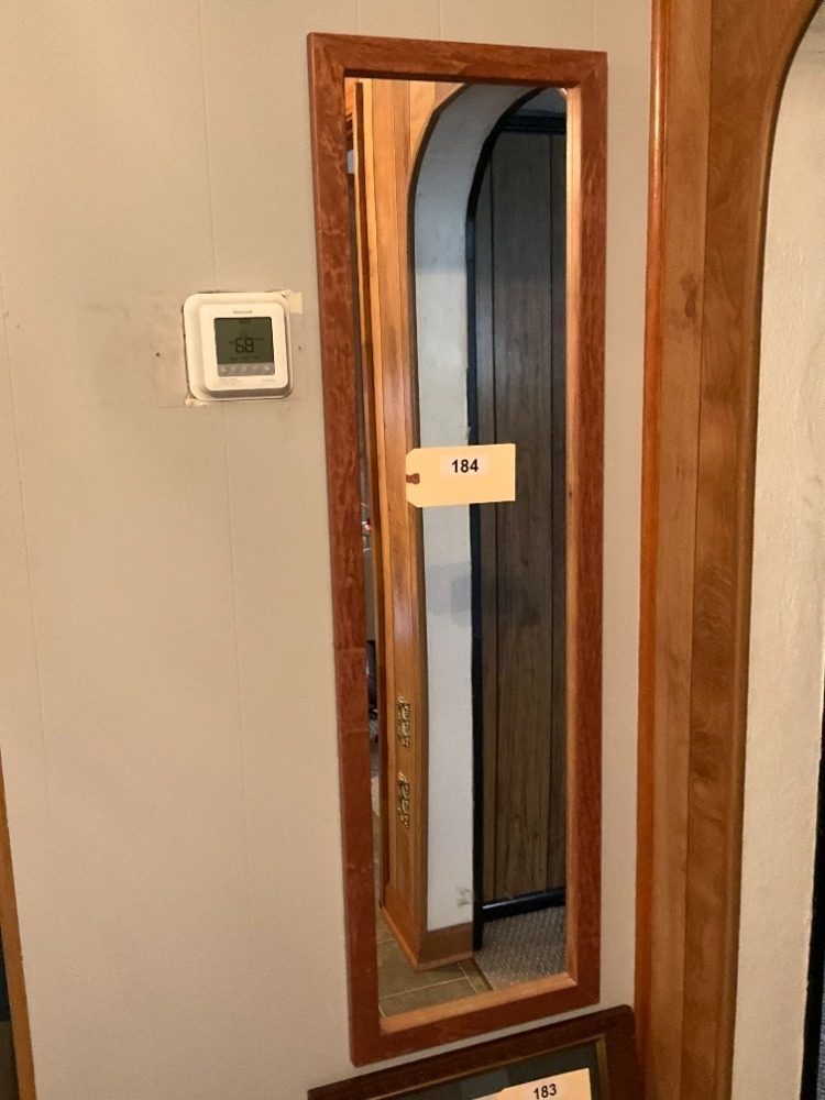 Framed Mirror, 50"X15"
