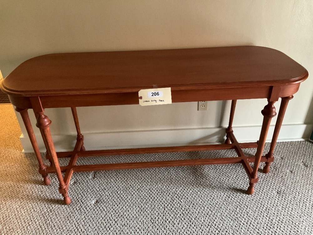 Large Wooden Entry Table