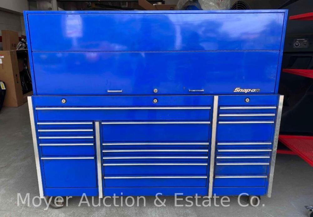 Snap-On Master Series 20 Drawer Tool Box with Upper Workstation (See Description)
