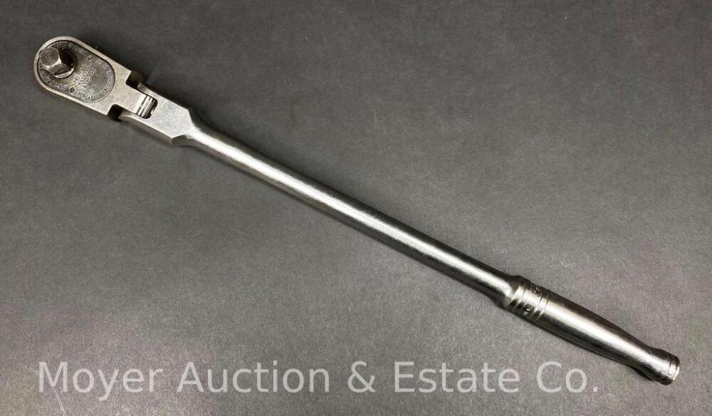 Snap-On 1/2" Locking Flex Head Ratchet, SX936, 17.5"