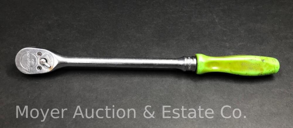Snap-On 3/8 Ratchet, FL836, Green Handle, 11"