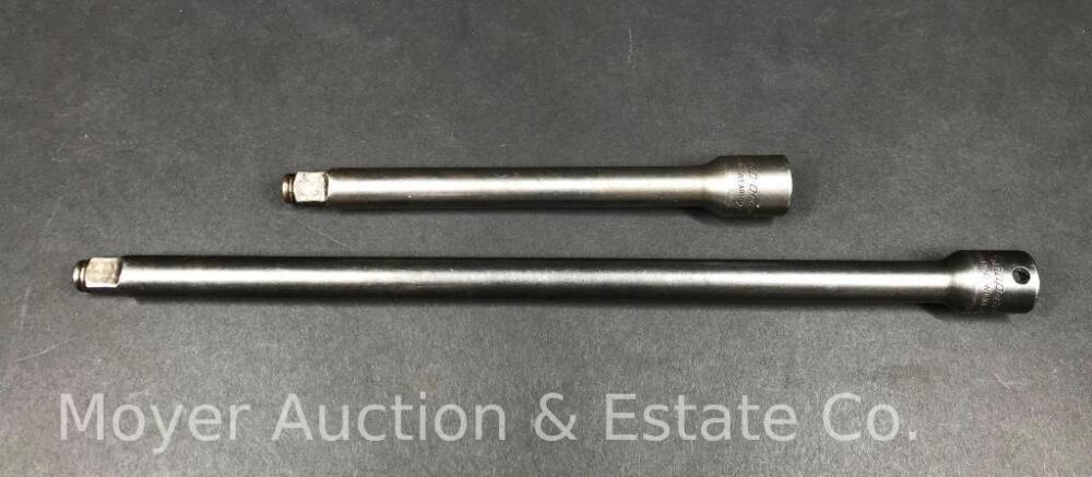 2 Snap-On 3/8 Extensions, 6" and 11"