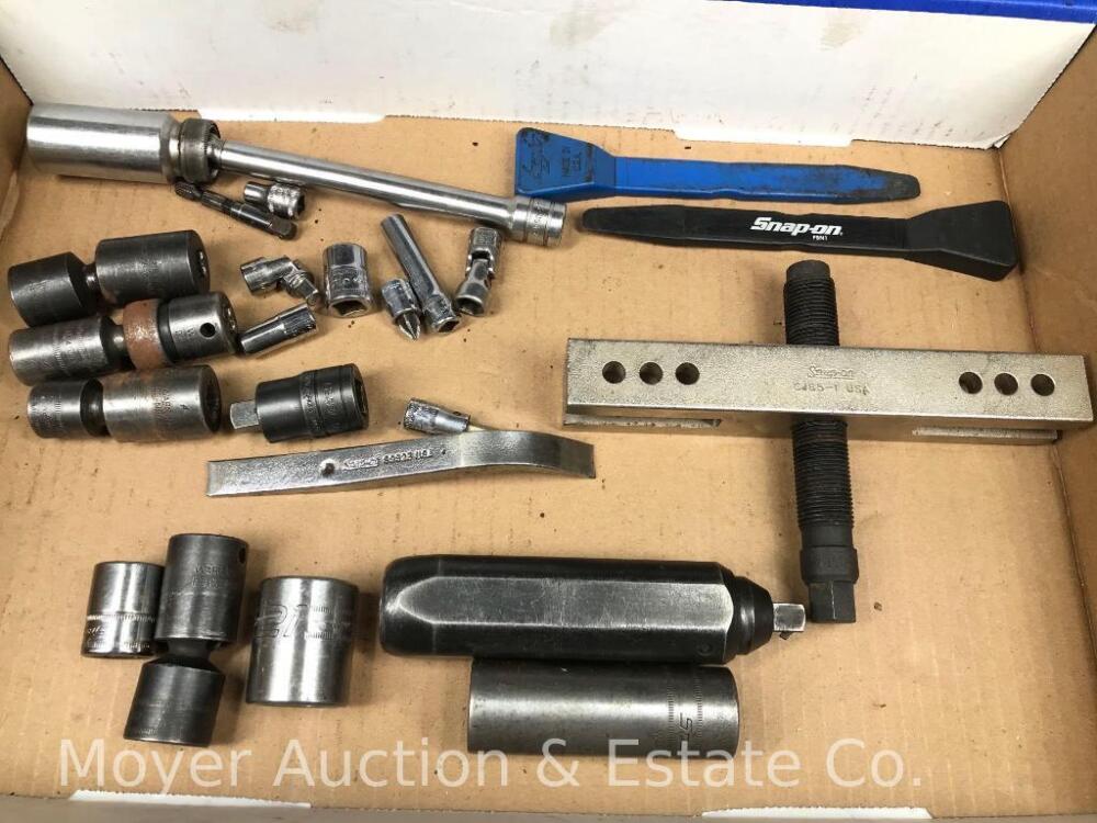 Group of Misc. Snap-On Sockets and Tools