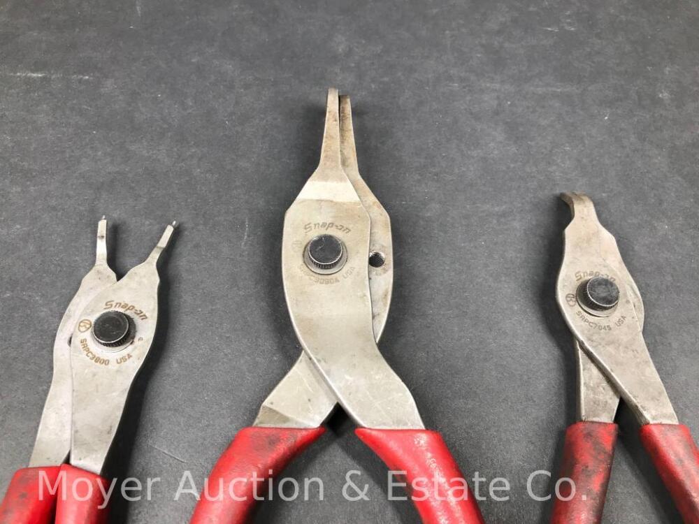 3 Snap-On Retaining Ring Pliers