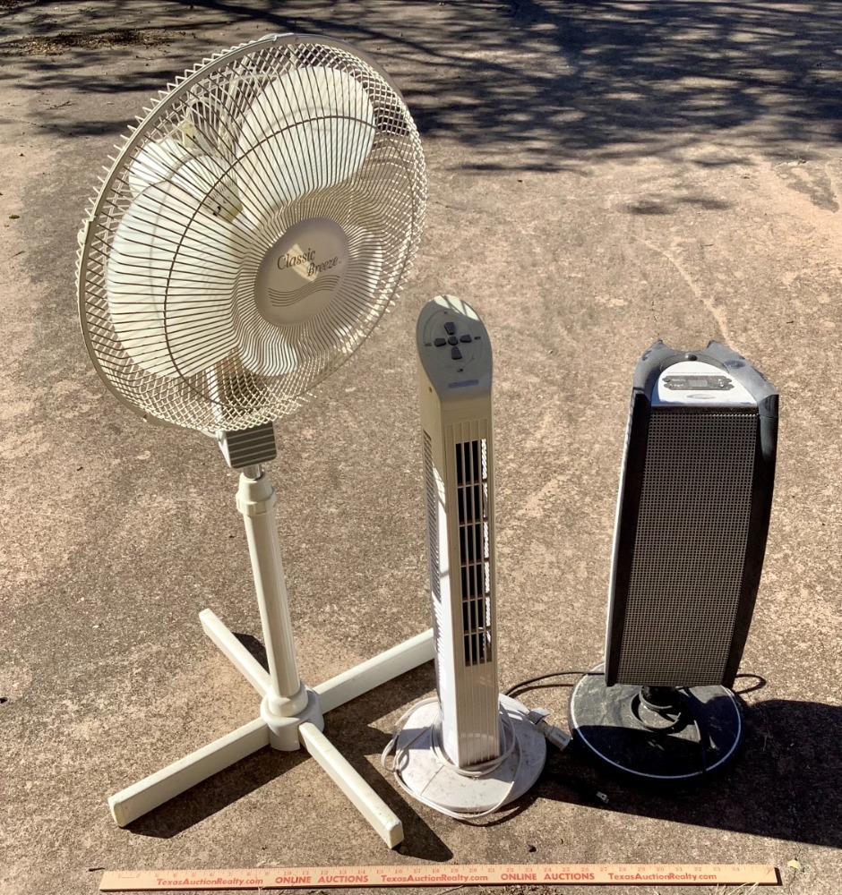3 Portable Fans
