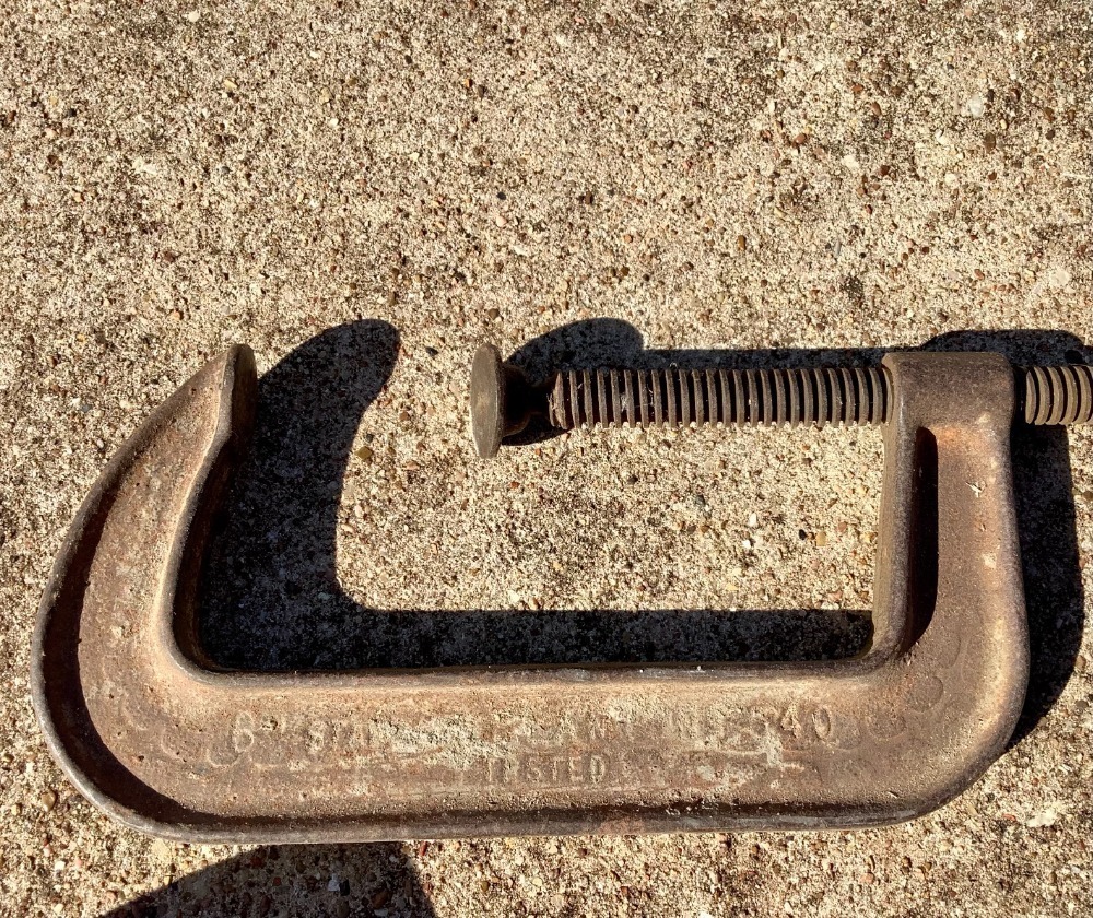 2 Hammers and C-Clamp