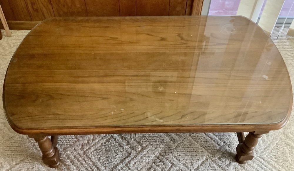 Glass Top Coffee Table