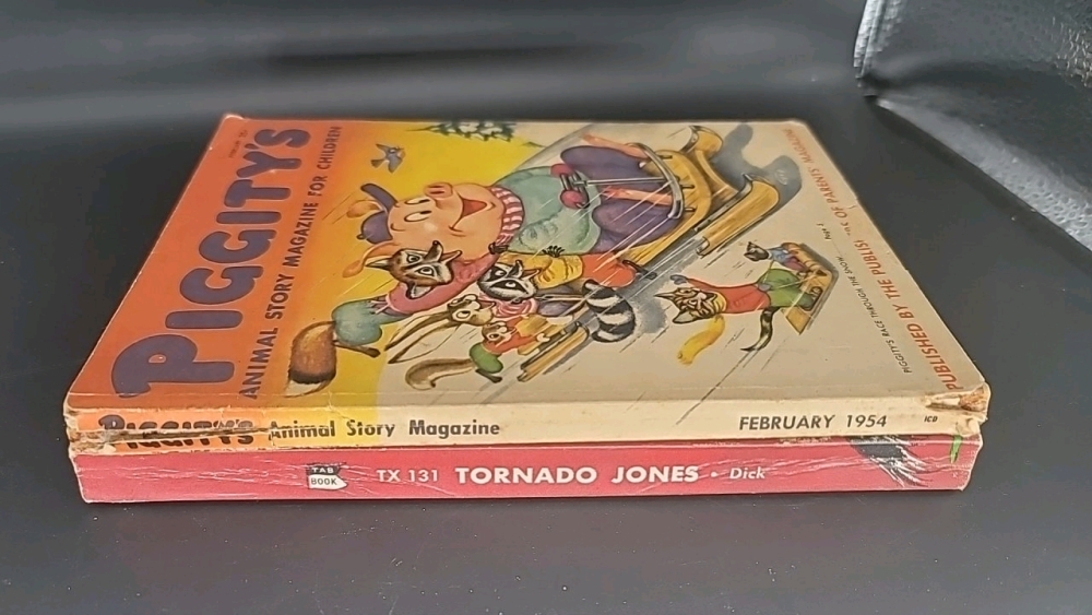Vintage books: 1953 book and 1954 kids magazine. See pictures for titles